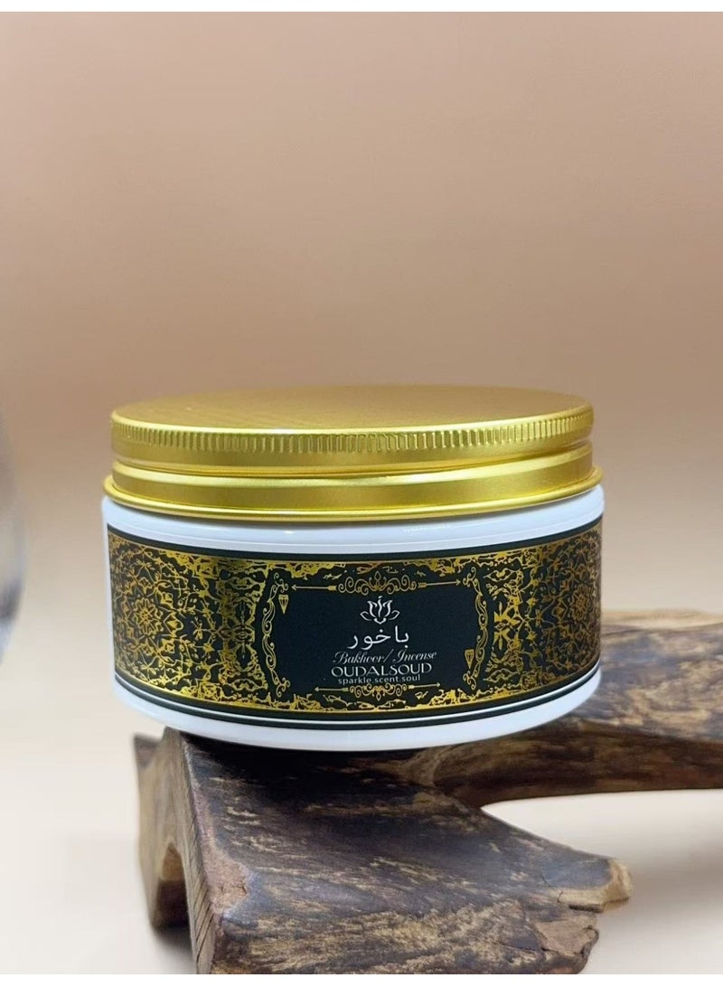 أود أل سعود بخور فاخر 80 جرام معطر جو، صندوق هدايا، عطر يدوم طويلًا، مثالي للصلاة والعبادة والاحتفالات - Image 5
